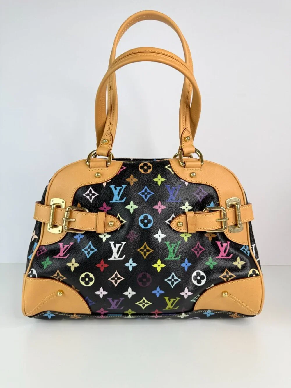 louis vuitton trouville  monogram multicolor black